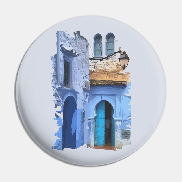 Blue Street Pin by iconking