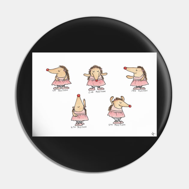 Ballet Positions Hedgehogs Pin by nicolejanes