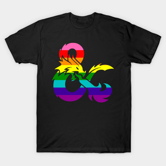 dungeons and dragons pride shirt