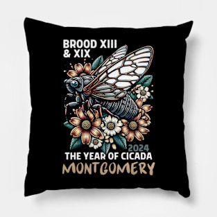 cicada 2024 invasion montgomery Pillow