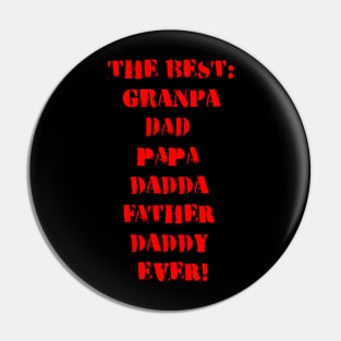 Daddy Fathers Day! Pin