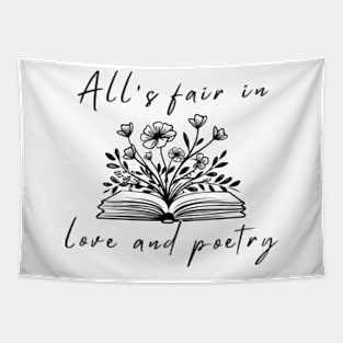 All's fair in love and poetry Tapestry