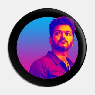 Thalapathy Vijay Retro Pin