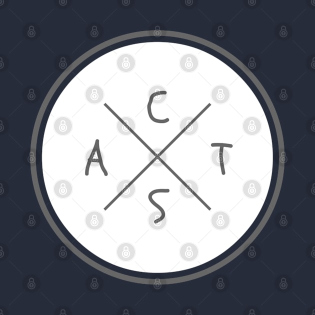 X C A T S - grey pocket by Penny Pen