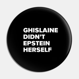 Ghislaine is next? Pin