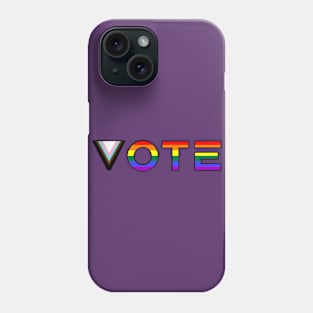 VOTE with Pride Phone Case