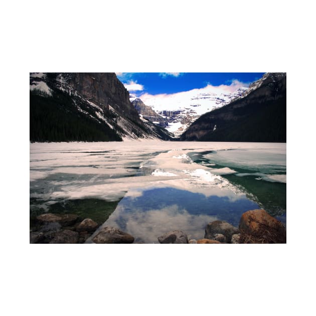 Lake Louise Victoria Glacier Alberta Canada by AndyEvansPhotos