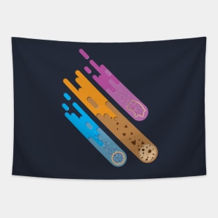 Space is Sweet- Cookie Comets Tapestry