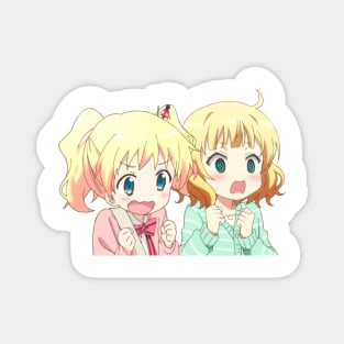 Alice and Sharo Shocked Magnet
