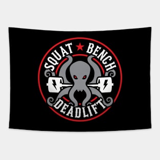 SBD Squat Bench Deadlift Kraken Tapestry