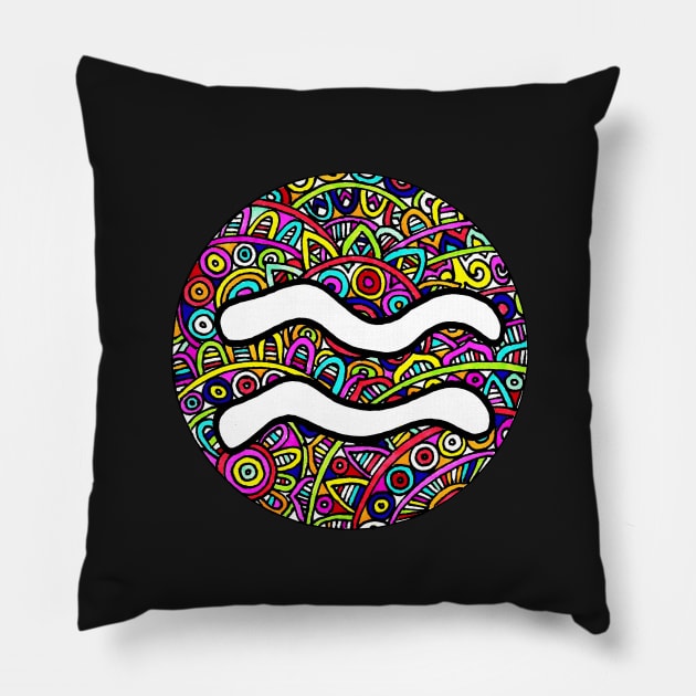 Aquarius Pillow by ogfx