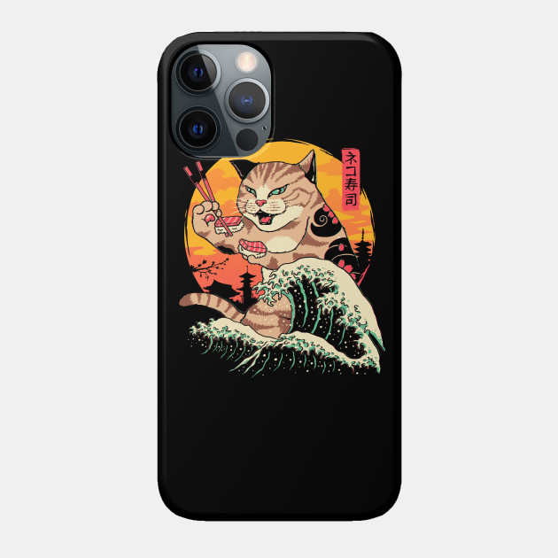 Neko Sushi Wave - Cats - Phone Case