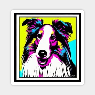 Collie Pop Art Magnet