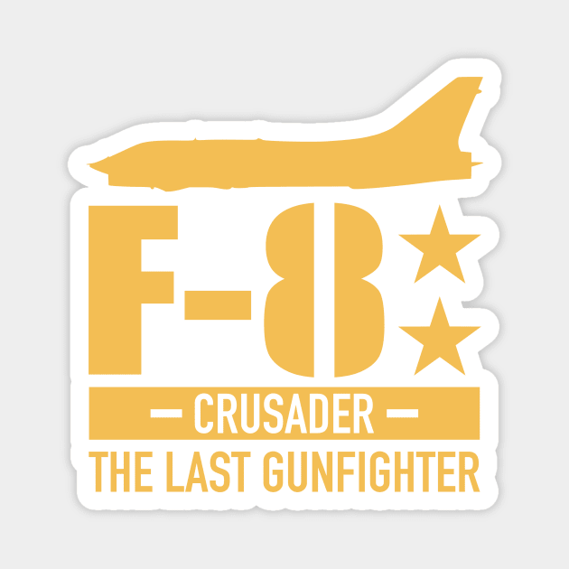 F-8 Crusader Magnet by Firemission45