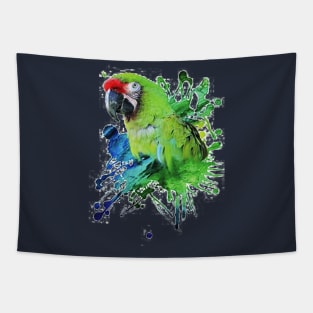 Tropical Parrot Tapestry