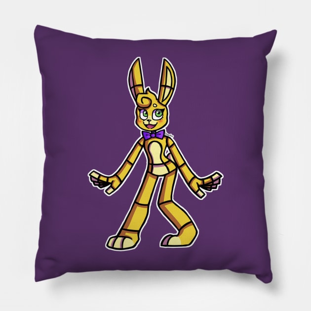 Spring Bonnie Pillow by DragonfyreArts