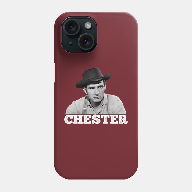 Chester - Gunsmoke - Tv Western Phone Case by wildzerouk