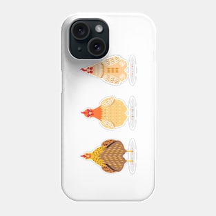 Three Cute Chickens Phone Case