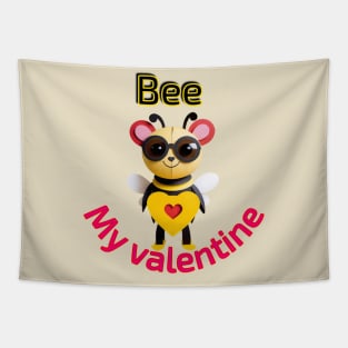 Bee my valentine Tapestry