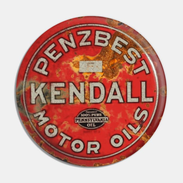 Kendall Motor Oil Pin by Midcenturydave