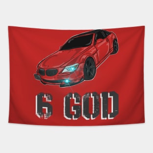 6GOD Tee Tapestry