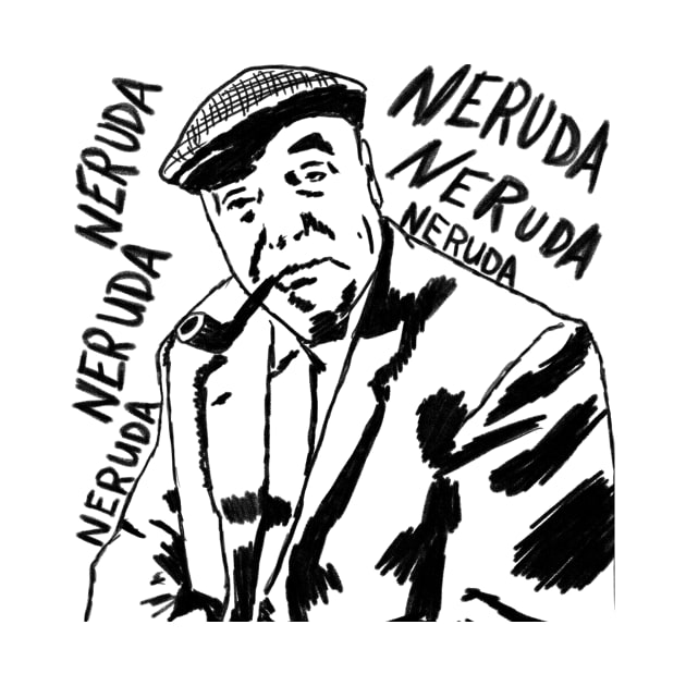 Pablo Neruda by WellRed