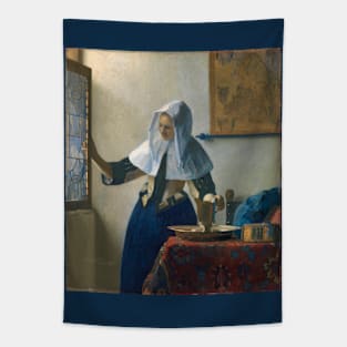 Woman with a Water Jug by Vermeer Tapestry