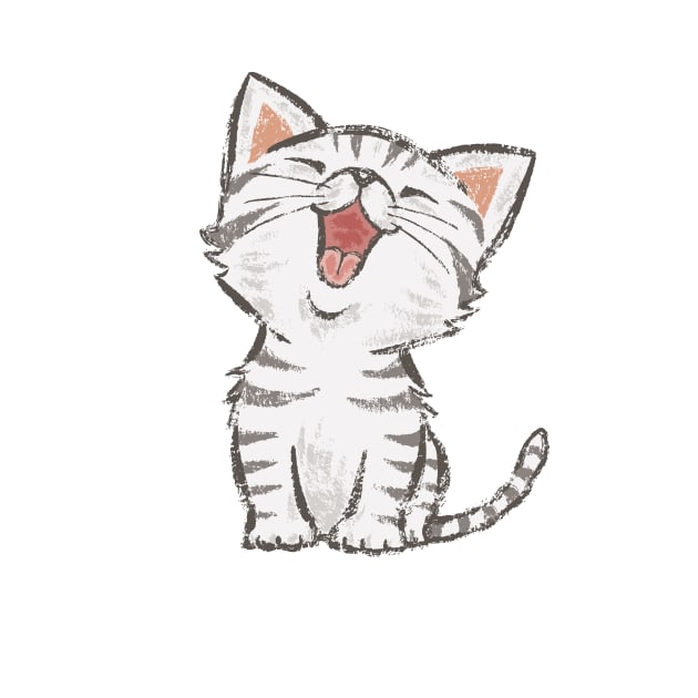 American Shorthair happy cat by sanogawa