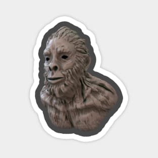 Bigfoot bust Magnet