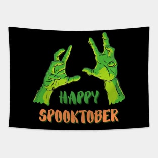 Halloween Spooky Funny T-shirt Scary Zombie Hands Halloween Gift Idea Happy Halloween Tapestry