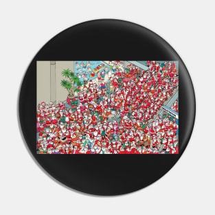 Santa Convention Pin