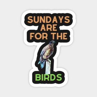 Sundays are for the birds Magnet