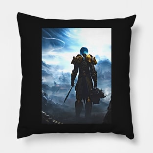 Human/Alien War - Spoils Of War - AI Generated Sci Fi Concept Art - Pillow