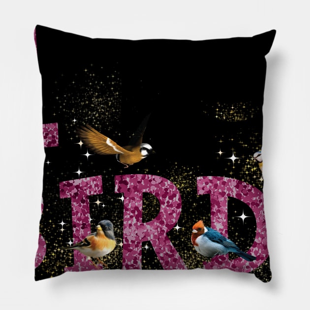 I Take Photo Birds Costume Gift Pillow by Pretr=ty