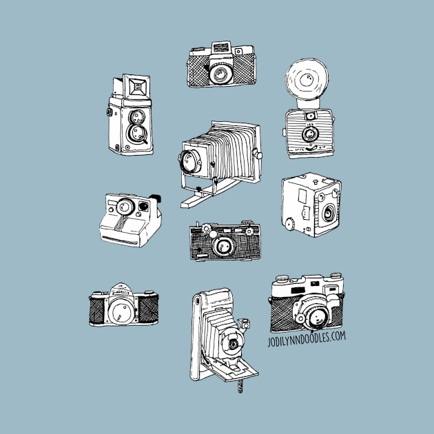 Vintage Cameras by JodiLynnDoodles