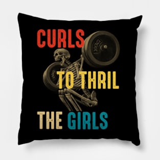 Curls to thrill the girls Pillow