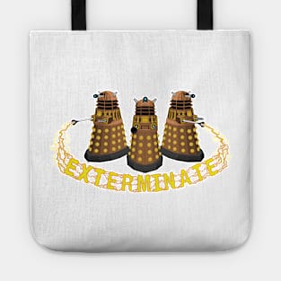 Daleks Exterminate (Blue) Tote