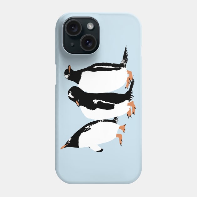 Gentoo Penguins Phone Case by stargatedalek