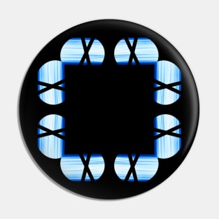 Blue square Pin