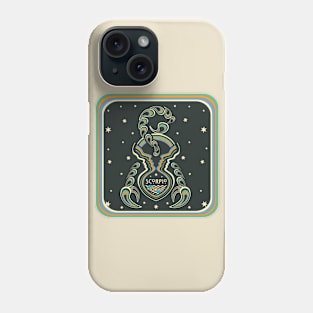 Scorpio 70s style art Phone Case