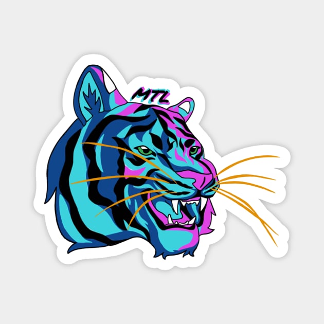 Neon TigerShade Magnet by MelisaTheLombax