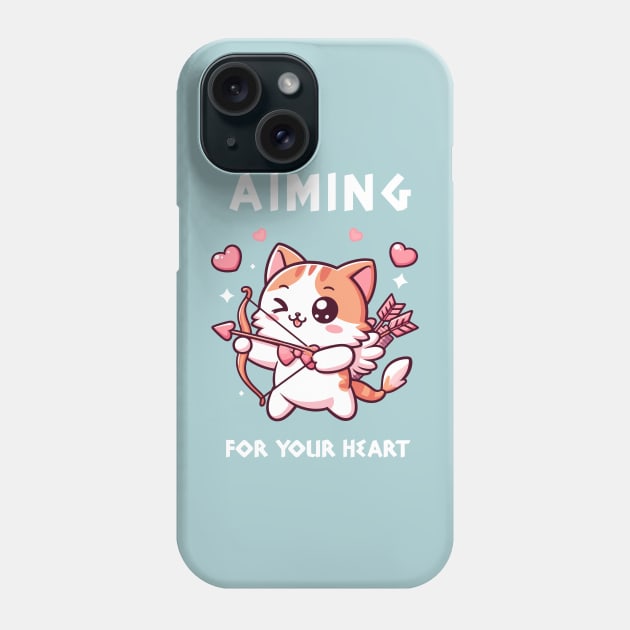 Aiming for your heart Phone Case by CreativeSage