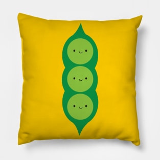 Kawaii Peas in a Pod Pillow