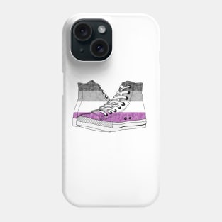 Asexual Pride Flag Hi-Top Design Phone Case