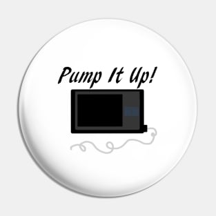 Pump It Up! 2 Black Pin