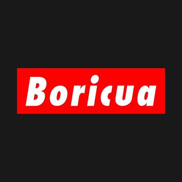 Boricua Red Box Puerto Rico Streetwear Puerto Rican Pride by PuertoRicoShirts