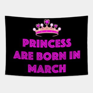 PRINCESS ARE BORN IN MARCH LGBTQ+ Tapestry