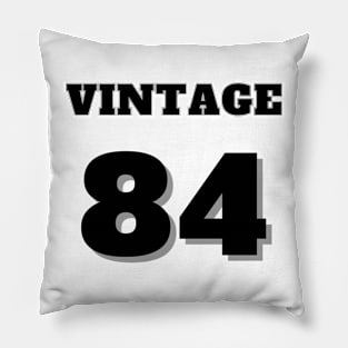 Vintage '84 design T-Shirt Pillow