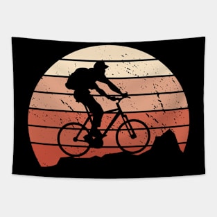 Pedal & Sunset Silhouette Tapestry