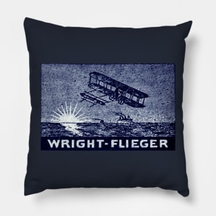 1909 Wright Brothers Aircraft Pillow